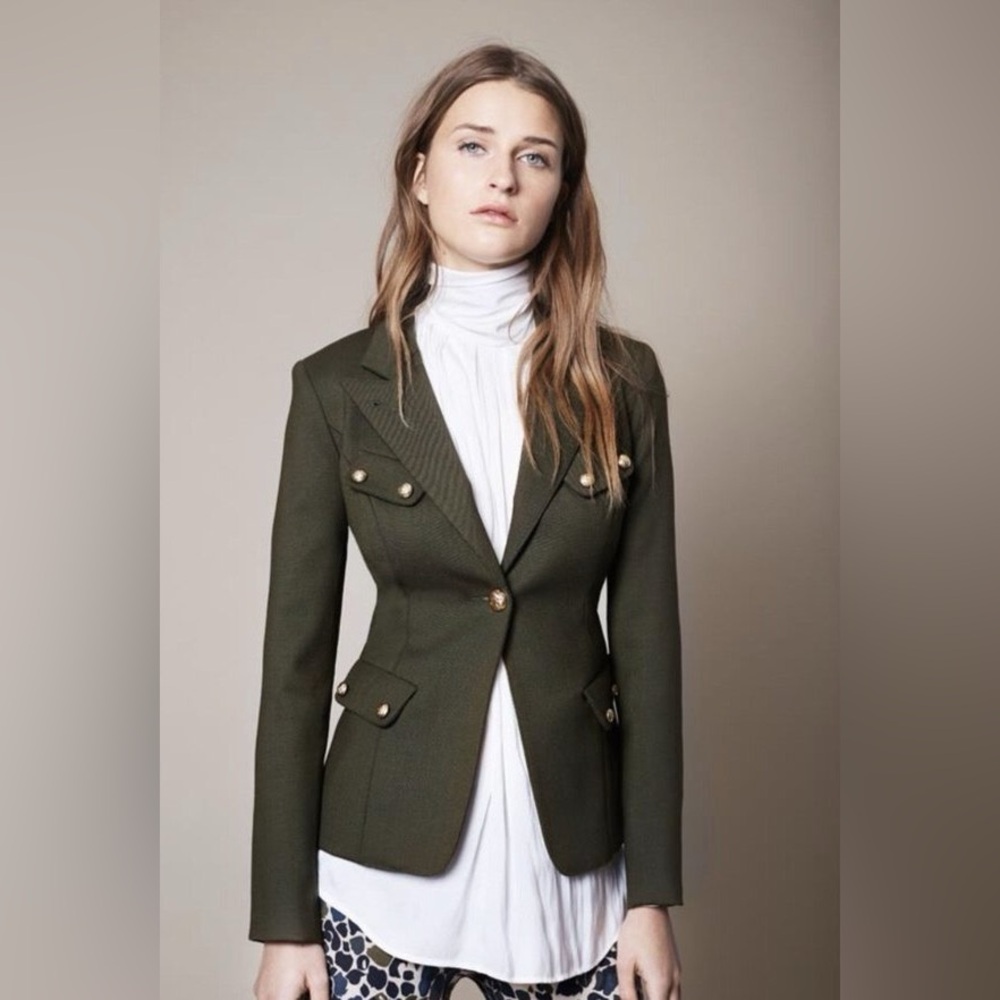 SMYTHE Classic Blazer in Army